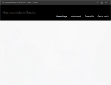 Tablet Screenshot of nusratulislam.org